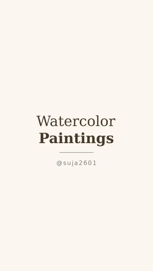 Water color paintings – still from a video of handmade work by Artful by SN, posted on Instagram October 06, 2026
