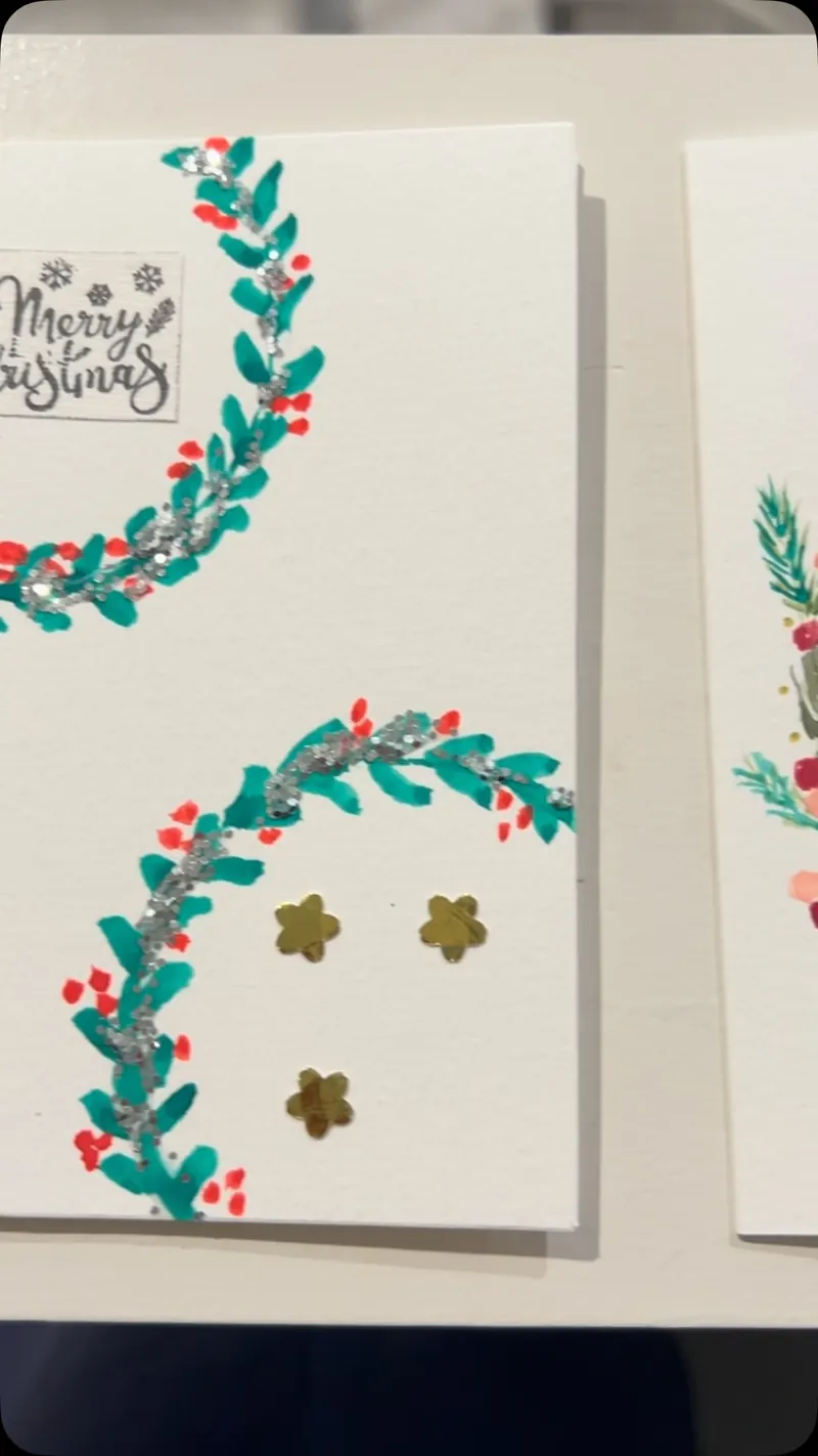 A little handmade magic for Xmas – still from a video of handmade work by Artful by SN, posted on Instagram October 07, 2026